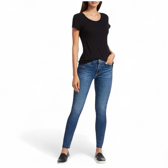 AG Jeans Farrah High-Rise Stretch Skinny Ankle Jean Size 28 - Picture 1 of 10